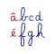 Alphabet mobile Montessori cursif + livret pédagogique – Lettres ...